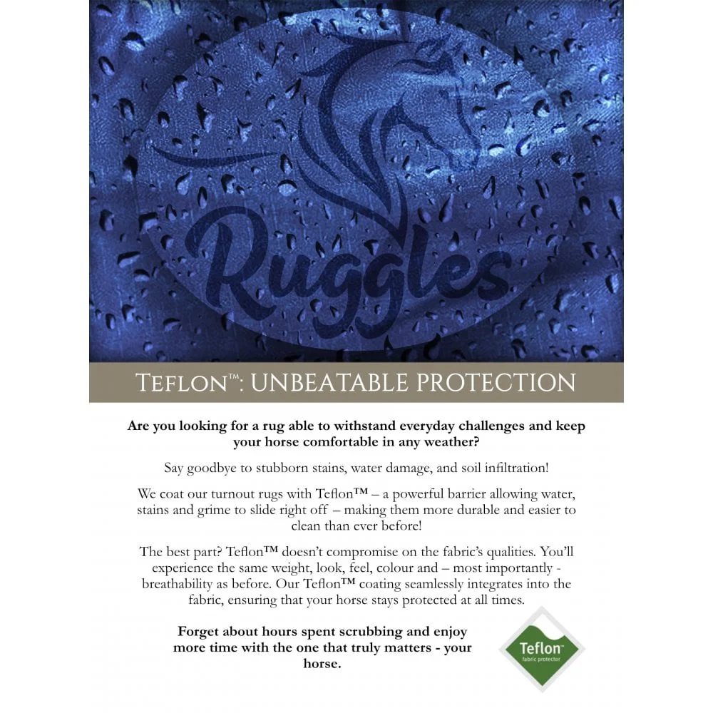 200g Middleweight 1200D V2 Standard Turnout Rug - Image 8