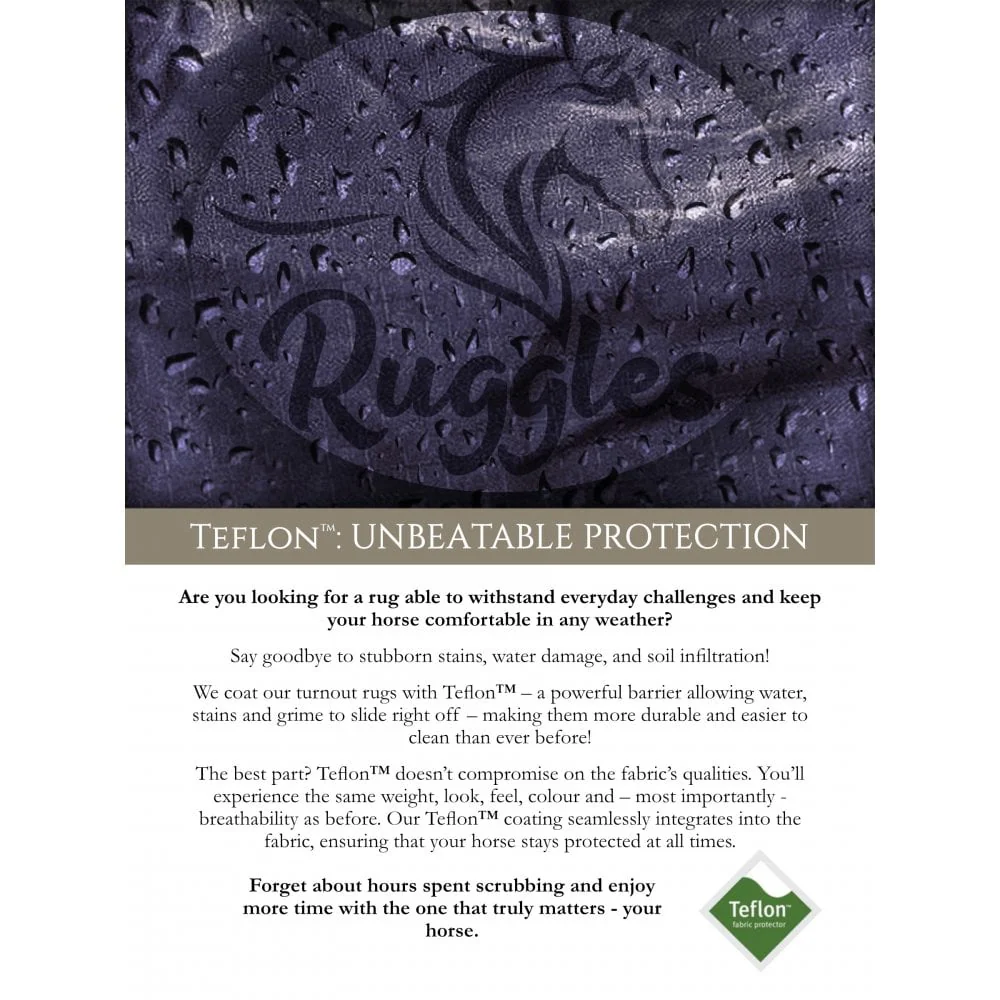 280g Middleweight V2 1200D Standard Turnout Rug - Image 7