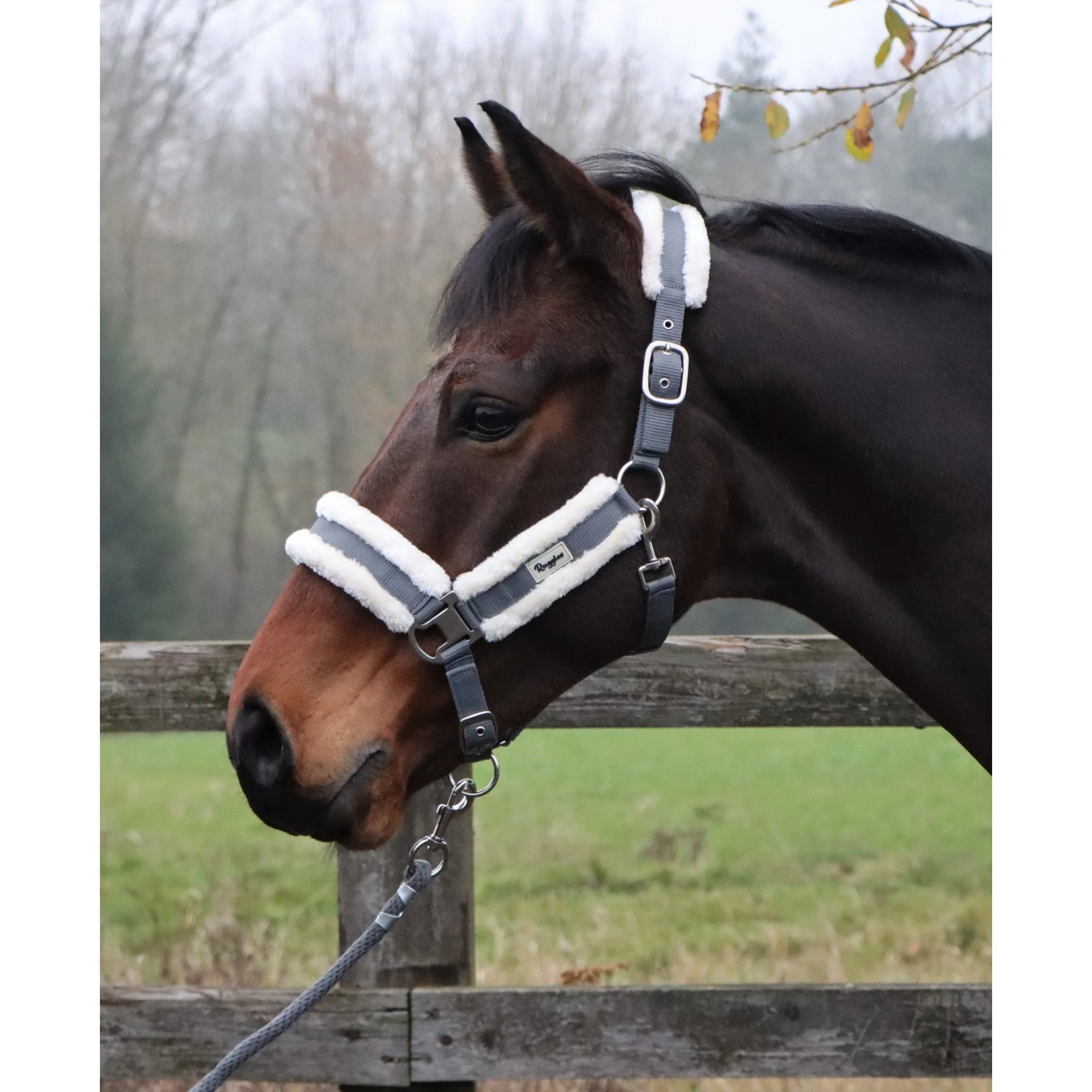 Fully Adjustable Head Collar With Contrast Fur - Image 5
