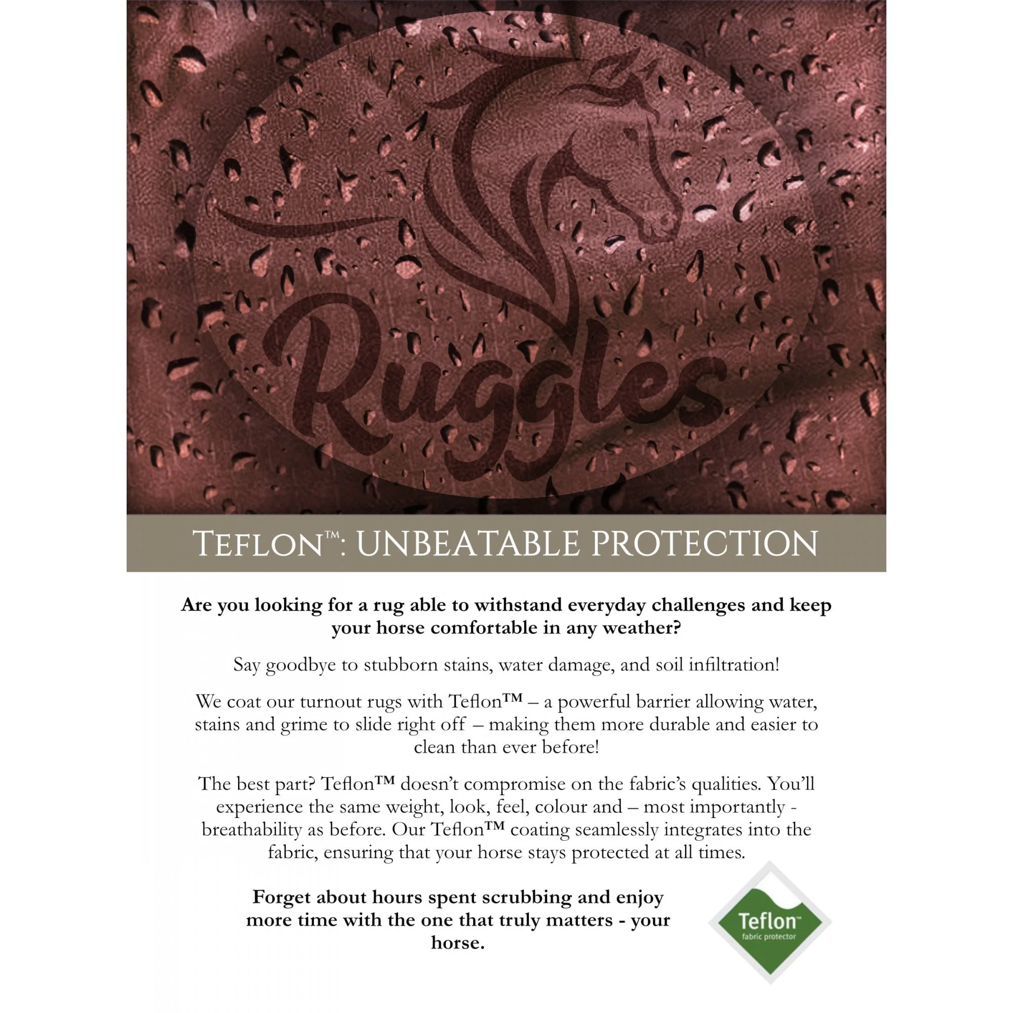 Heavy Horse 100g 1200D V2 Neck Cover Only (Matching Rug Available Separately) - Image 4