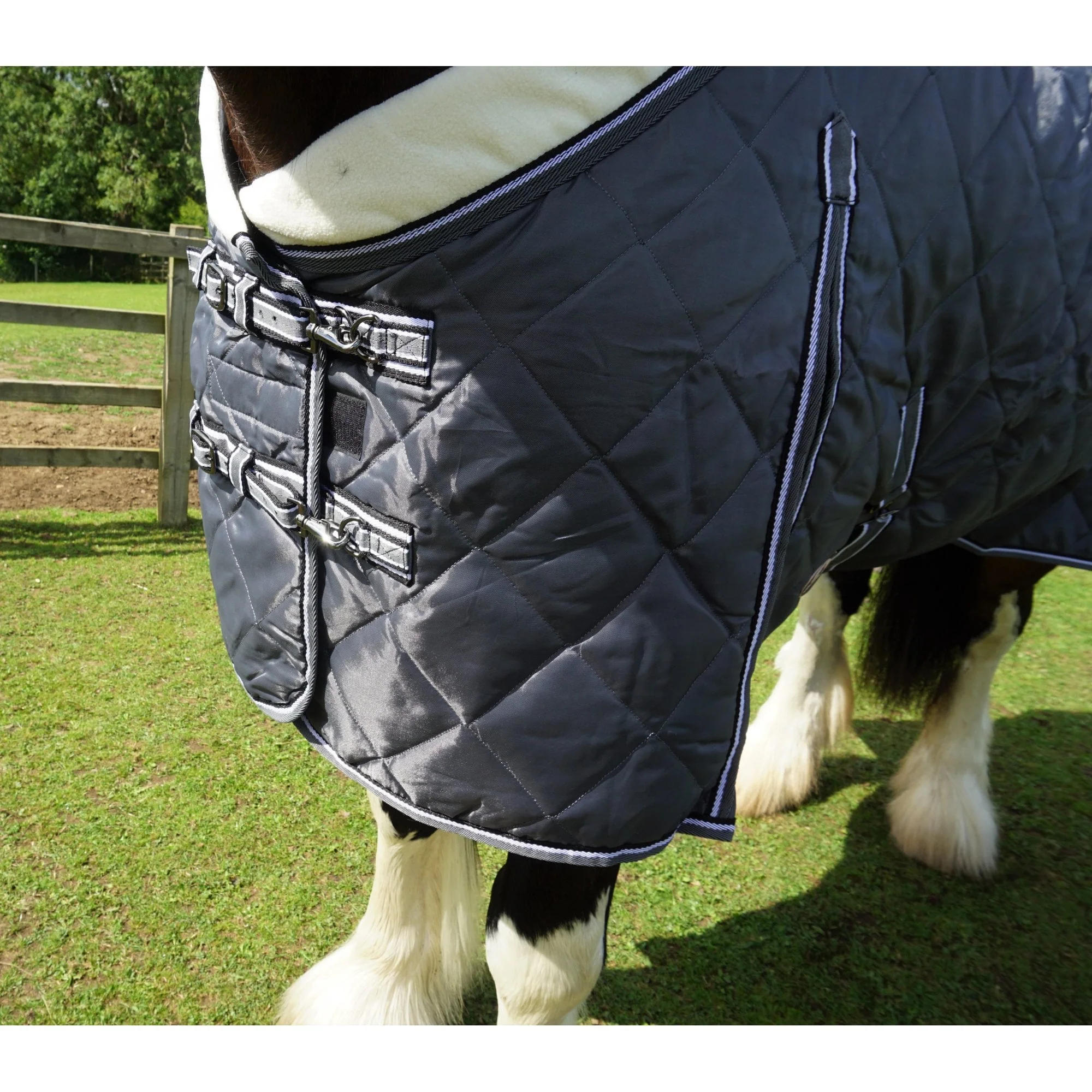 Heavy Horse 100g Stable Rug With Fleece Collar - Image 3