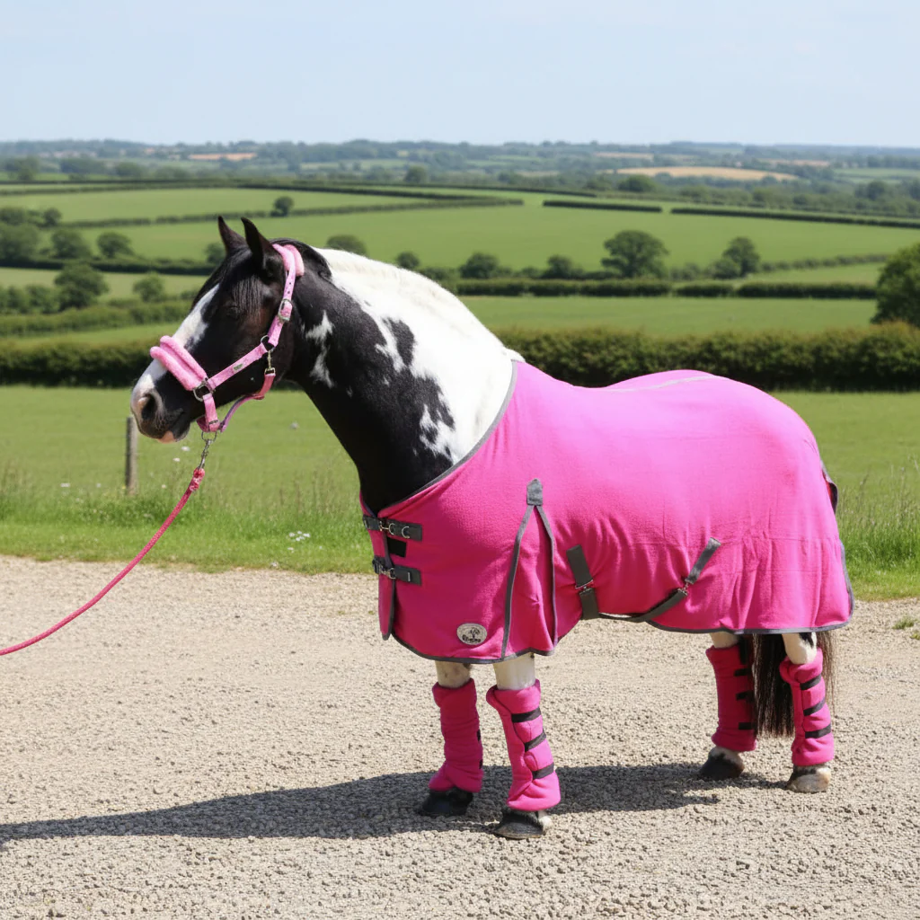 Heavy Horse Fleece Leg Wraps - Set of 4 - Image 9