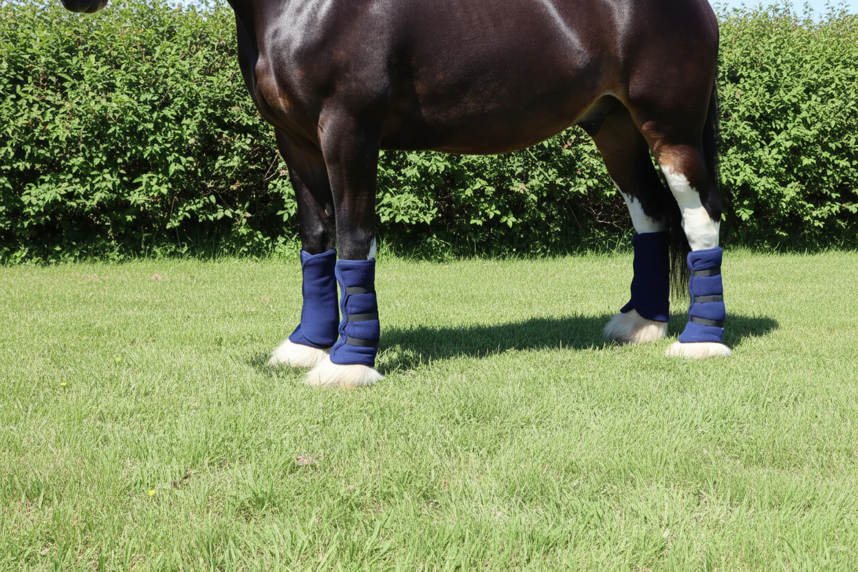 Heavy Horse Fleece Leg Wraps - Set of 4 - Image 7