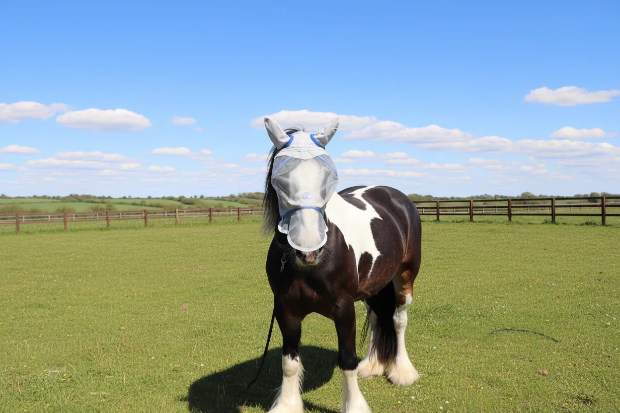 Heavy Horse Fly Mask With Or Without Nose Guard - Image 10