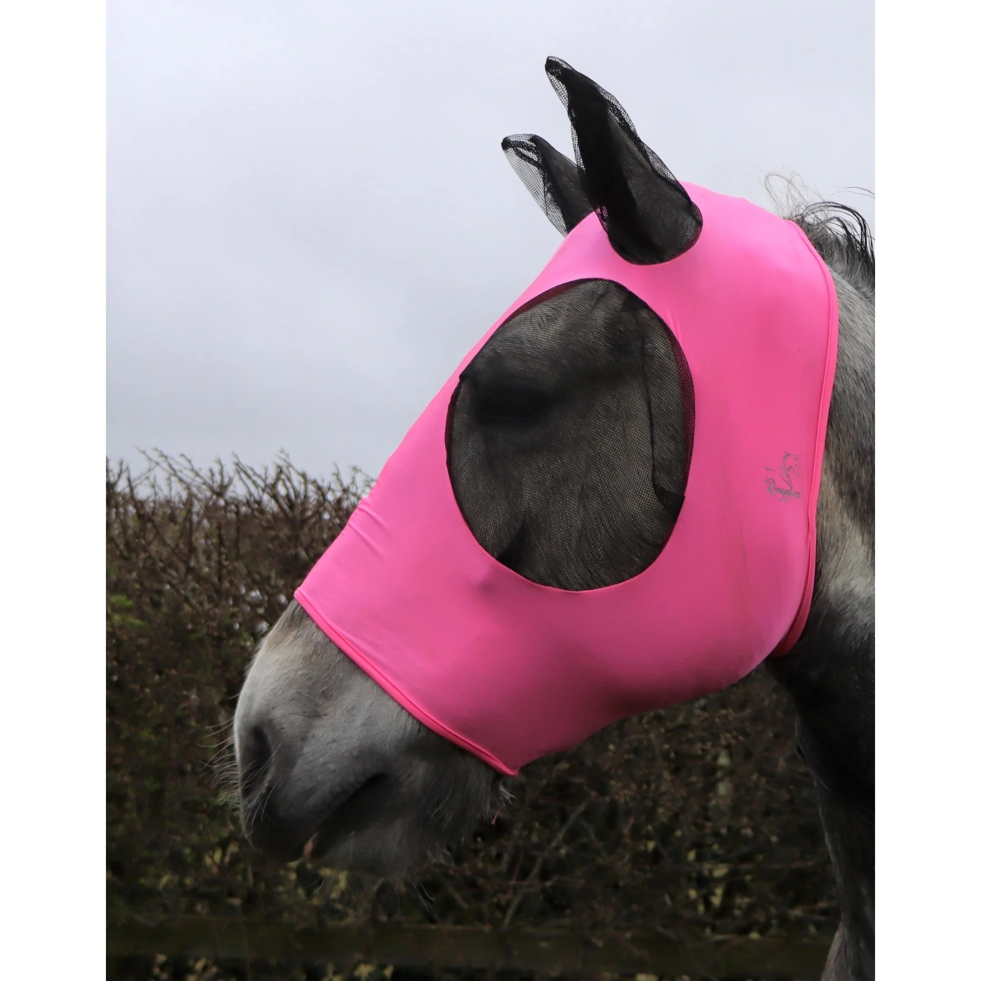 Heavy Horse Pull On Lycra Fly Mask - Image 4