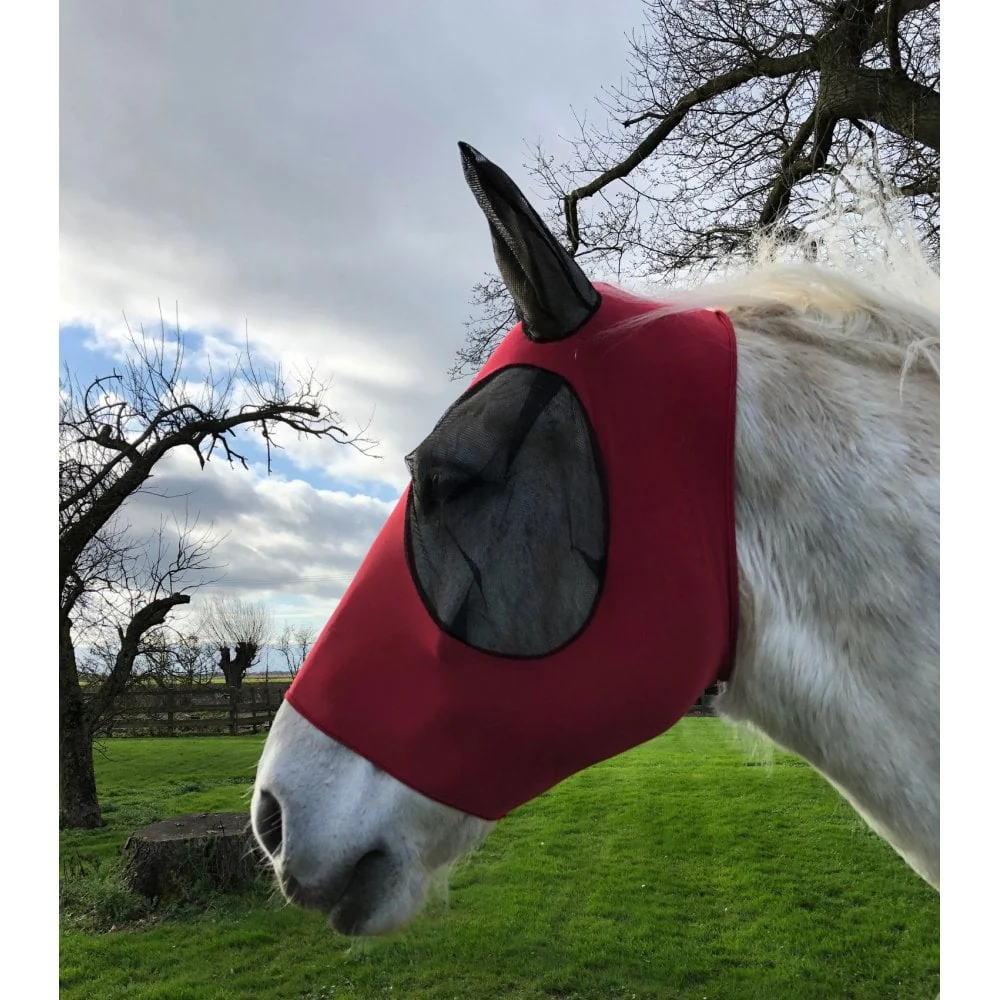 Heavy Horse Pull On Lycra Fly Mask - Image 7