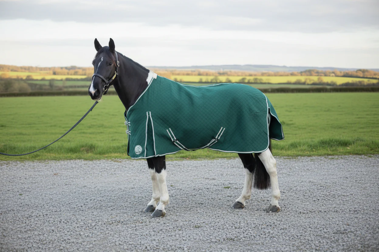 Heavy Horse Triple Layer Wicking Rug With Tail Flap - Image 3