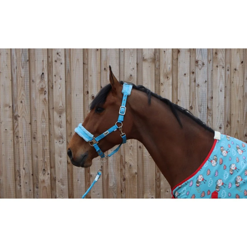 Horse and Pony Head Collar With Matching Fur - Image 3