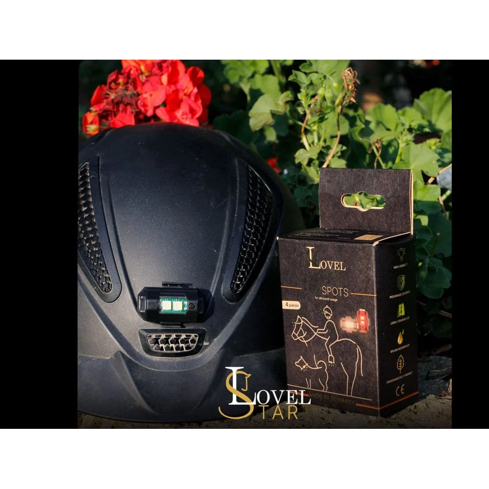 LED Spot Lights (pack of 4) For Hat, Stirrups, Tail, Back Packs, Items of Tack And Dog Collar - Image 6