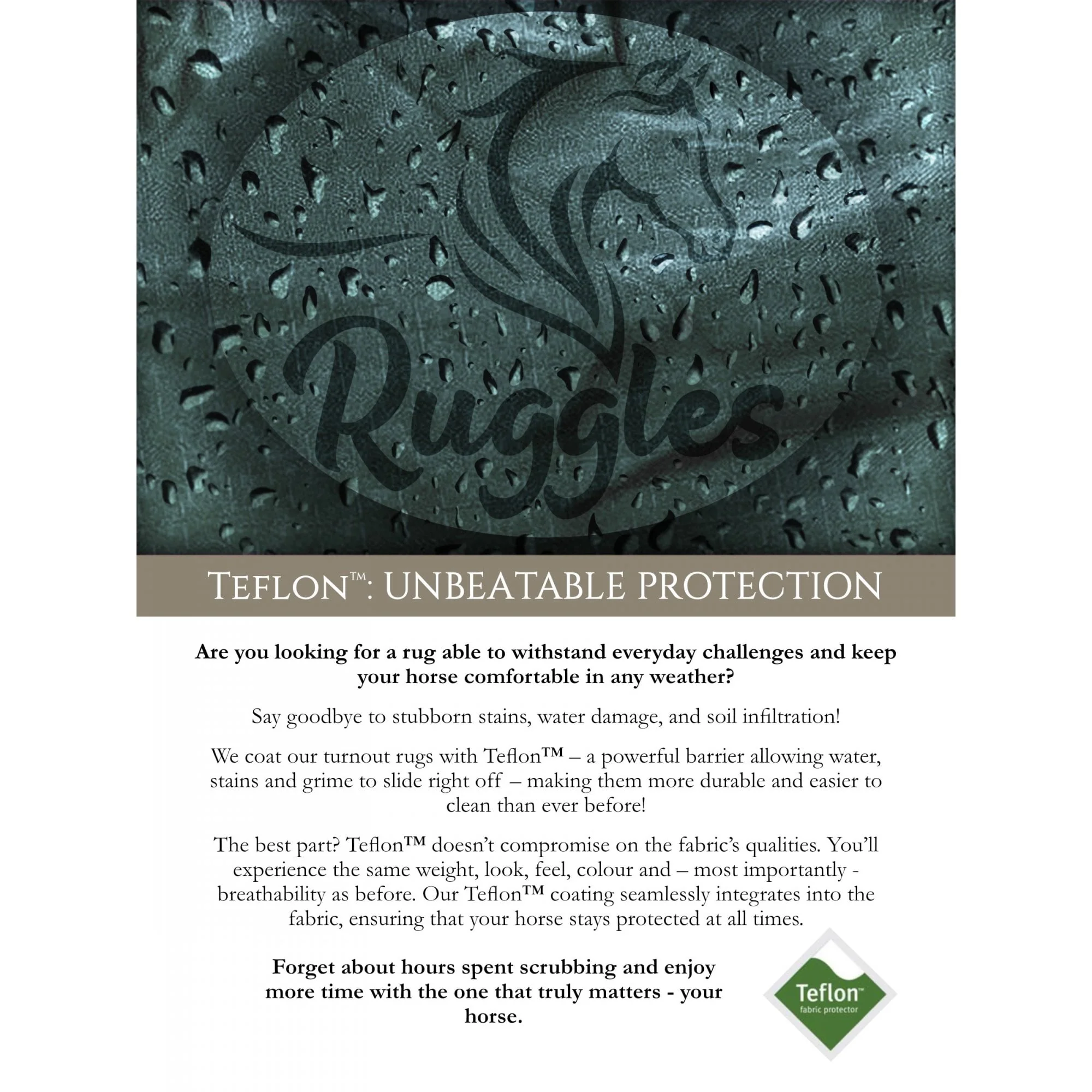 Lightweight No Fill V2 1200D Neck Cover Only (Matching Rug Available Separately) - Image 7