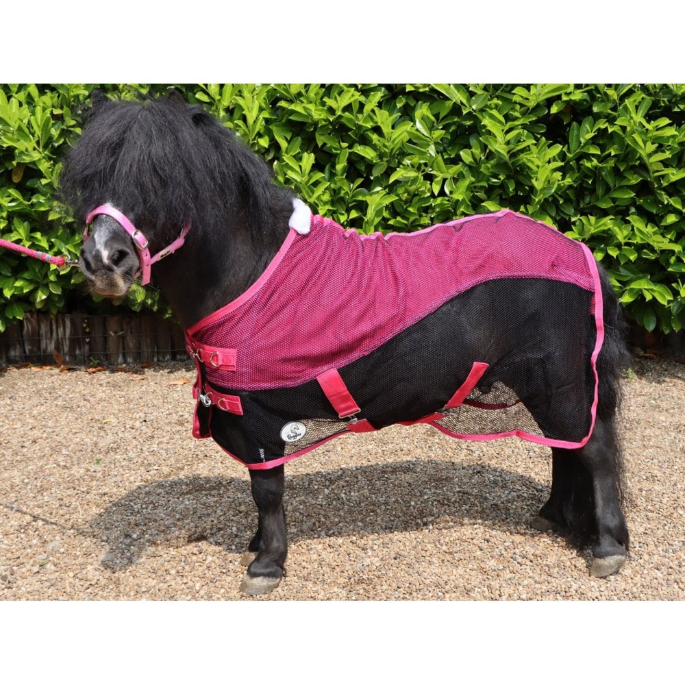 Shetland-Miniature-Donkey Mesh Cooler Rug - Image 8