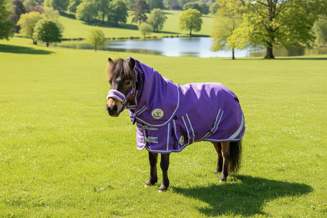 Shetland-Miniature-Donkey-Section A 50g V2 Turnout Rug - Image 3