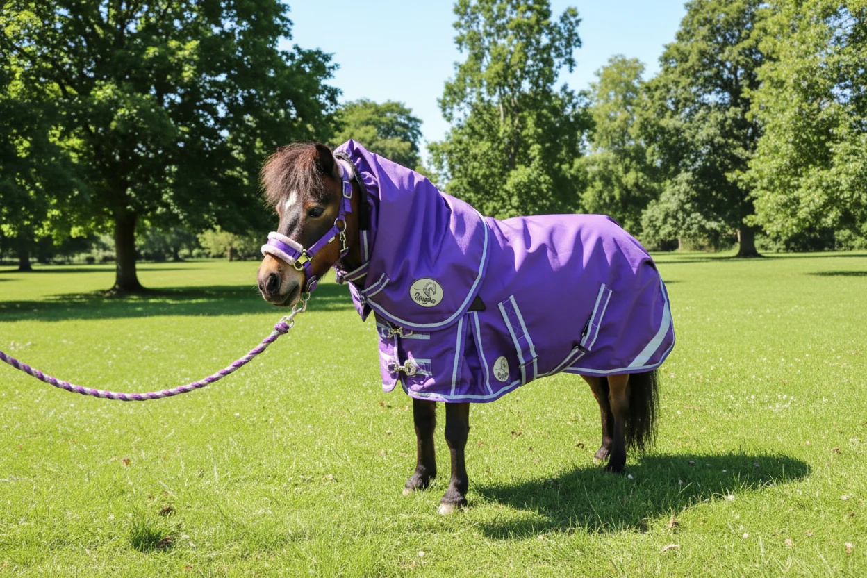 Shetland-Miniature-Donkey-Section A 50g V2 Turnout Rug - Image 5