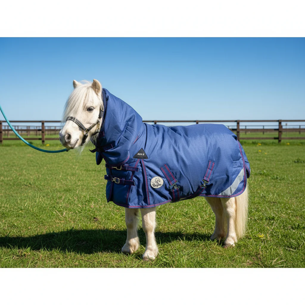 Shetland-Miniature-Donkey-Section A Middleweight 280g Combo Turnout Rug - Image 4