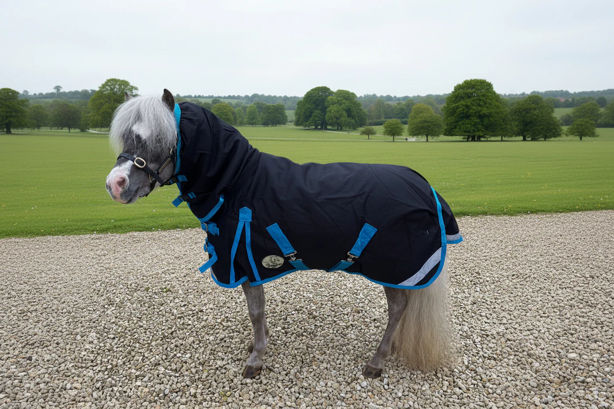 Shetland-Miniature-Donkey-Section A Middleweight 280g Combo Turnout Rug - Image 5