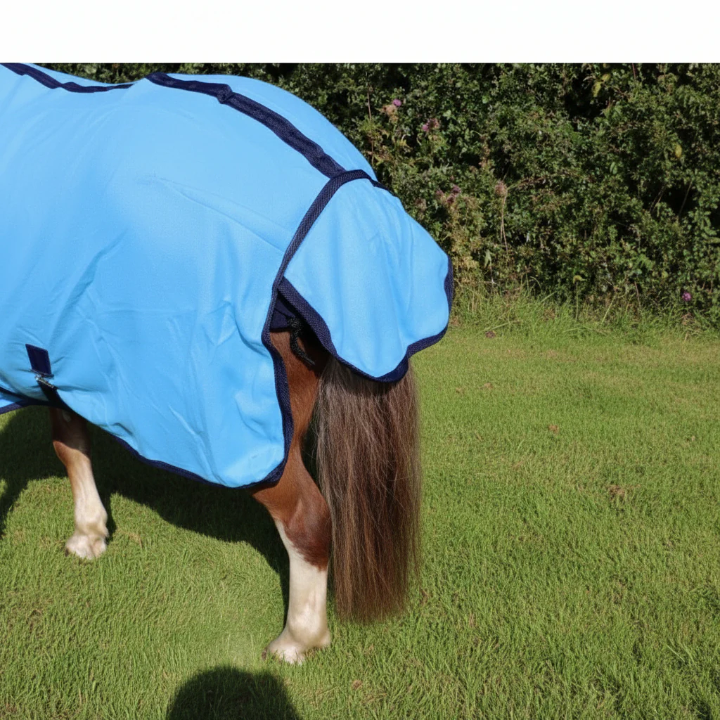 Shetland-Miniature-Donkey-Section A Polar Fleece Rug - Image 5