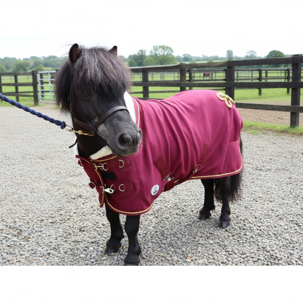 Shetland-Miniature-Donkey-Section A Show Fleece Rug - Image 5