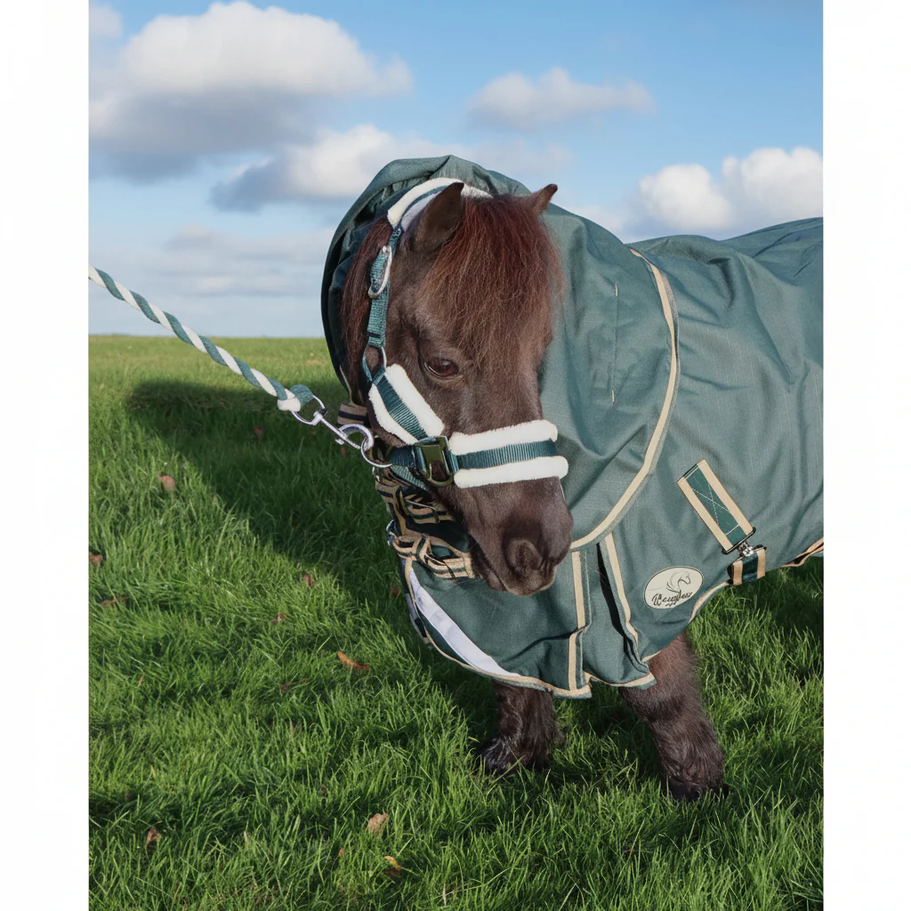Shetland-Miniature-Donkey-Section A V2 Lightweight No Fill Neck Cover Only (Matching Rug Available Separately) - Image 4