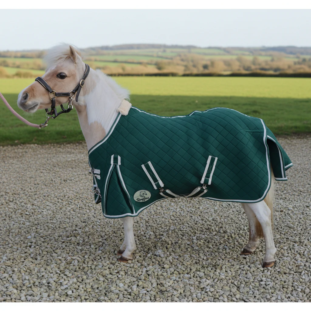 Shetland-Miniature-Donkey Triple Layer Wicking Rug - Image 2