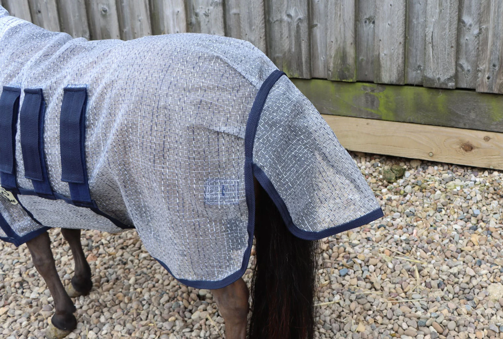 Shetland-Miniature-Donkey Ultra Light Combo Fly Rug With Ear Holes-V2 - Image 6