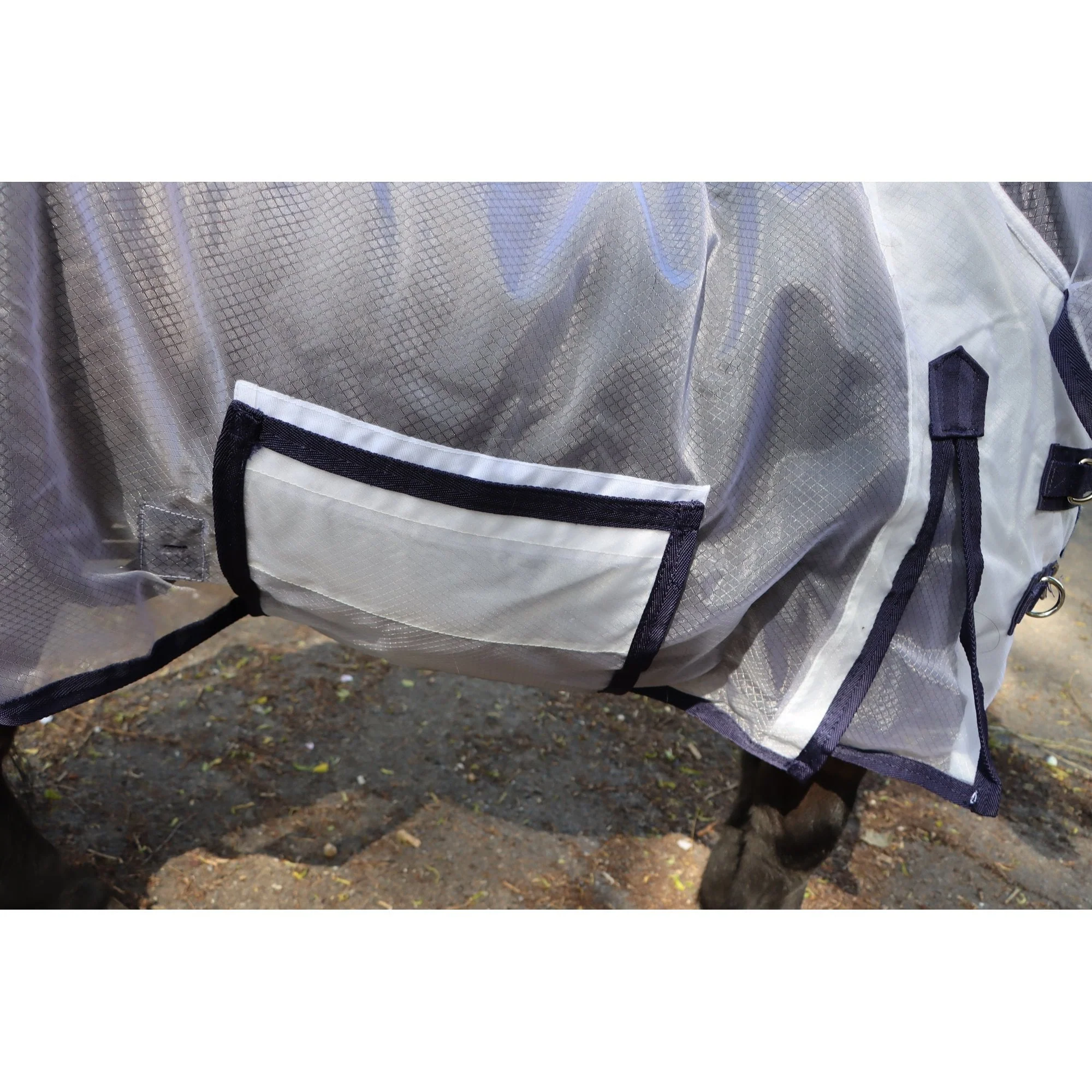 Shetland-Miniature-Donkey Ultra Light Combo Fly Rug With Ear Holes - Image 3
