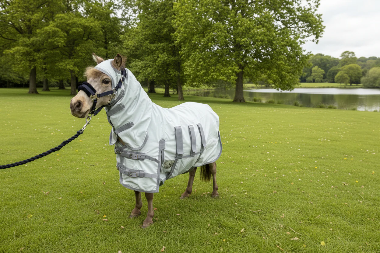 Shetland - Miniature - Donkey UV Fly Rug Combo - Water repellent version - Image 3