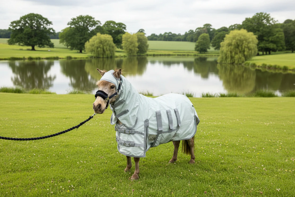Shetland - Miniature - Donkey UV Fly Rug Combo - Water repellent version - Image 4