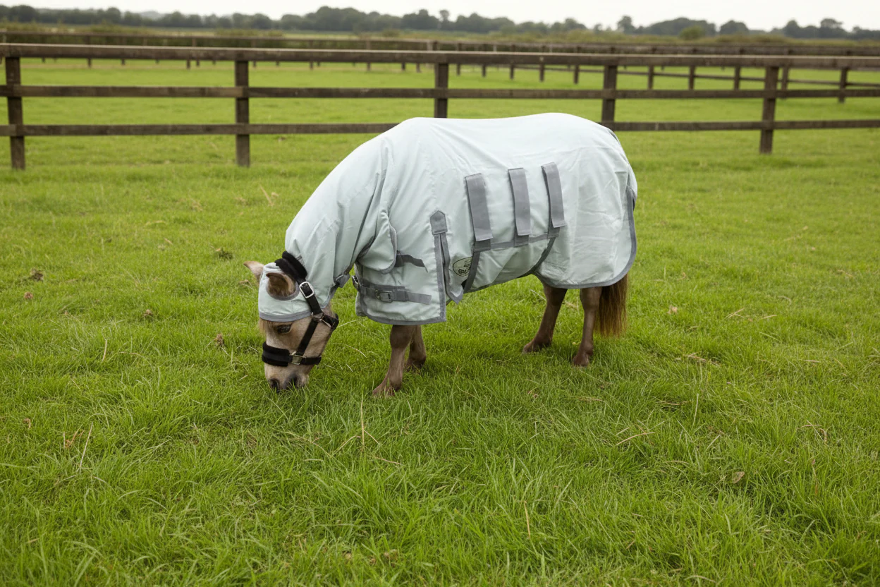 Shetland - Miniature - Donkey UV Fly Rug Combo - Water repellent version - Image 5