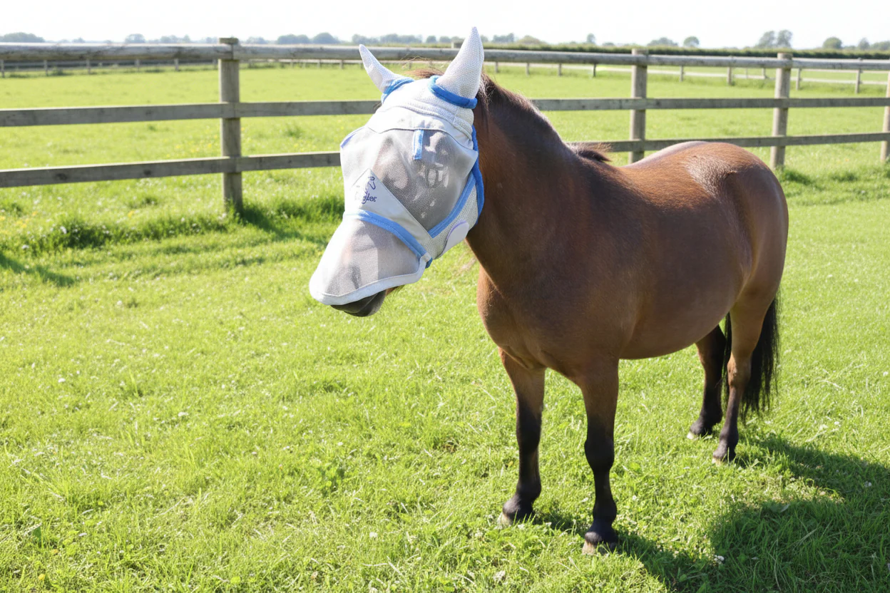 Shetland-Miniature-Section A Fly Mask - Image 3