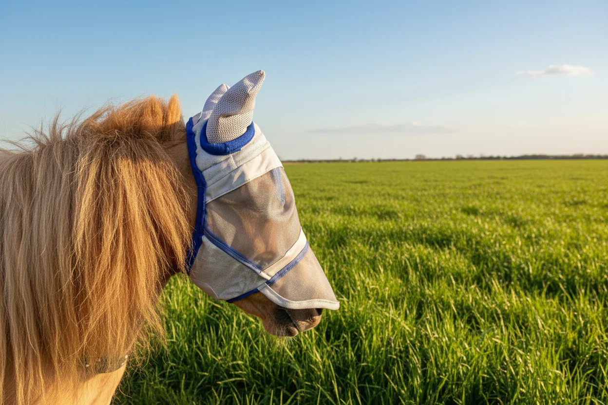 Shetland-Miniature-Section A Fly Mask - Image 9