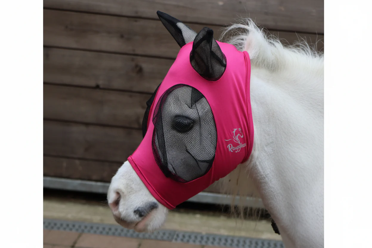 Shetland-Miniature-Section A Pull On Fly Mask With Ears - Image 4