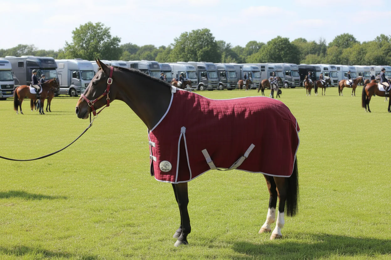 Standard Triple Layer Wicking Rug With Tail Flap - Burgundy - Image 3