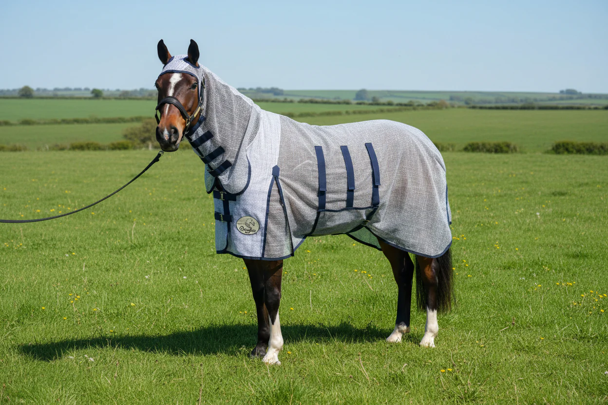 Ultra Light Combo Fly Rug With Ear Holes-V2 - Image 7