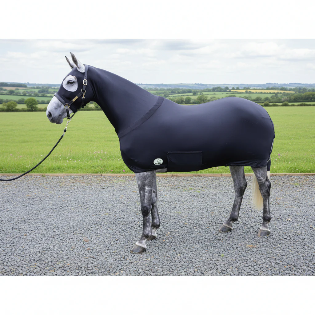 Water Repellent Lycra Body Suit With Tail Sleeve And Full Length Zip - Image 4