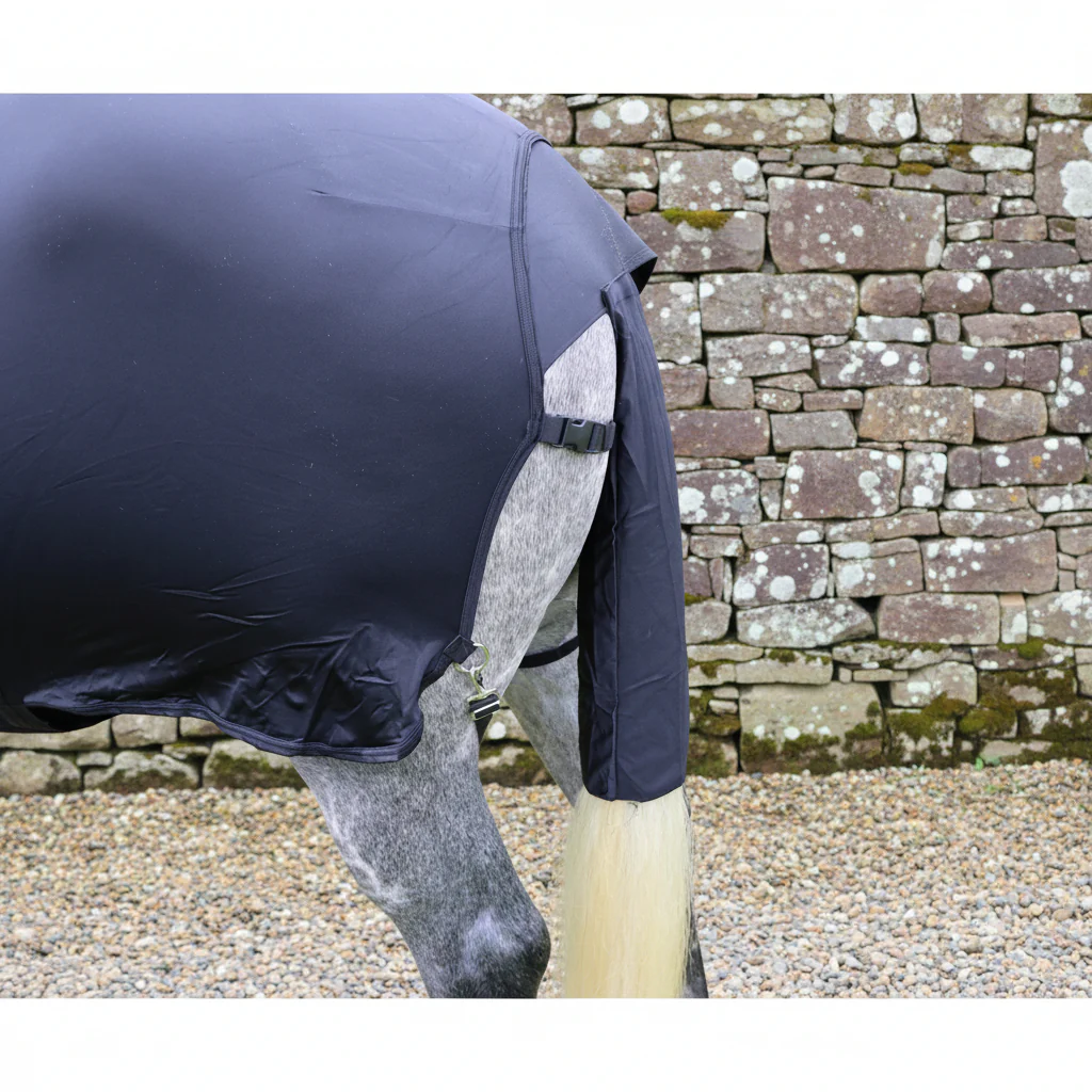 Water Repellent Lycra Body Suit With Tail Sleeve And Full Length Zip - Image 8